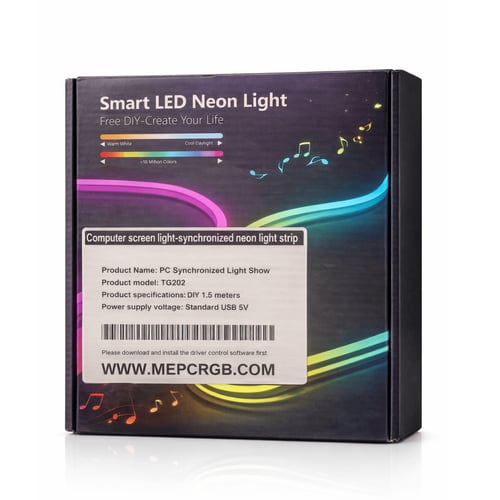 إضاءة Smart LED Neon Light بطول 1.5 متر