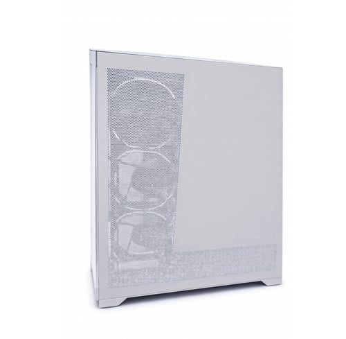 كيس PC قيمنق أبيض – زجاج جانبي + RGB