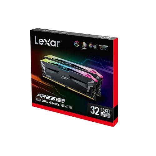 رام Lexar ARES RGB, 32GB, DDR5, 6400MHz, Kit
