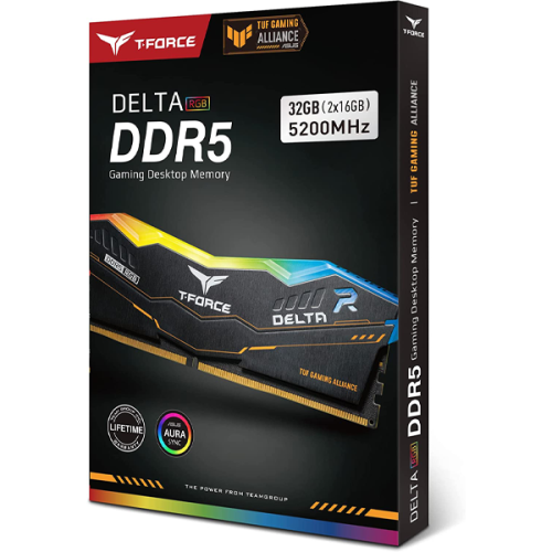 رام TEAMGROUP T-Force Delta RGB DDR5 Ram 32GB (2x1...