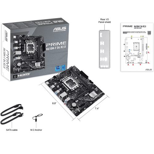 مذربورد ASUS PRIME H610M-F D4 R2.0
