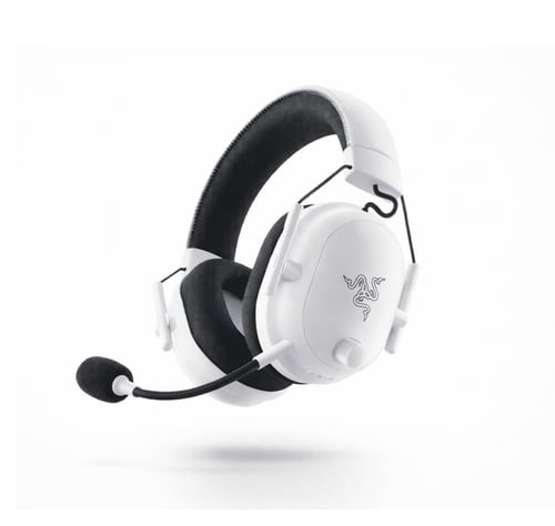 سماعة قيمنق (مستخدم) بلاك شارك من ريزر لون ابيض Ra...