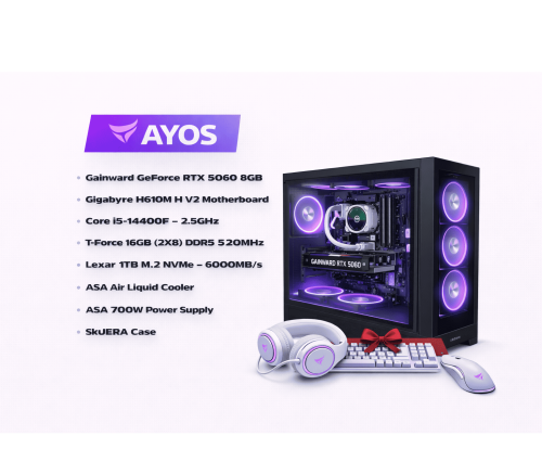 تجميعة قيمنق (مستخدم) باداء اسطوري مع كرت 5060 8GB...
