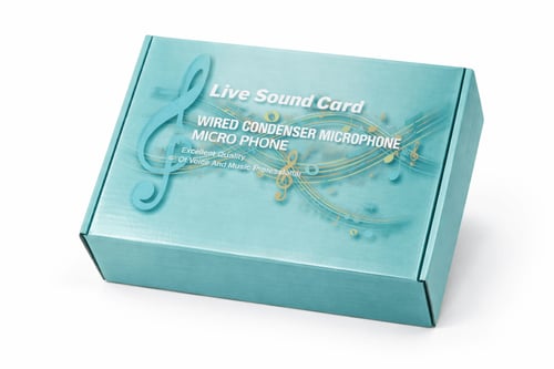 مكسر كوندنسر سلكي Live Sound Card Wired Condenser...