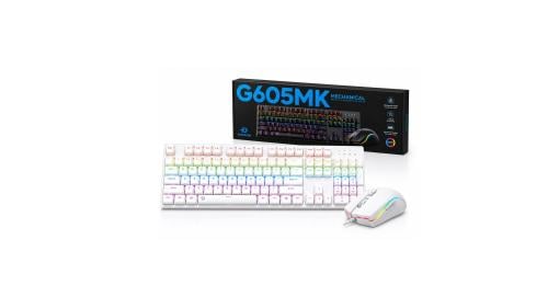 بكج كيبورد وماوس قيمنق G605MK ميكانيكي – ايوس AYOS