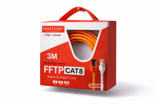 Smart Link SL8773P FFTP CAt8 3M Cable كابل سمارت ل...