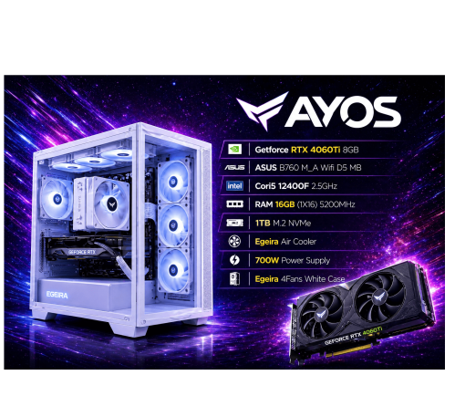 تجميعة قيمنق (مستخدم) بكرت 4060Ti ومعالج Cori5 الج...