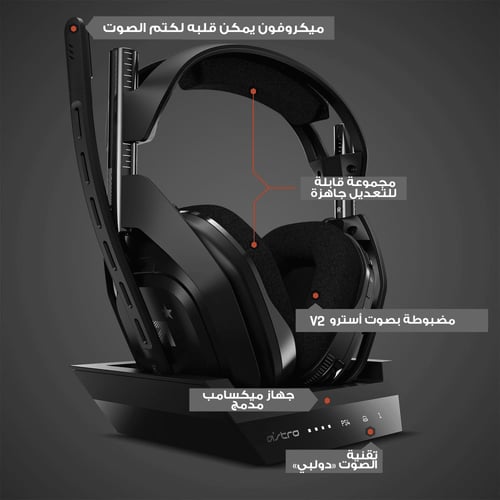 سماعة (مستخدم) Astro A50 Wireless + Base Station (...