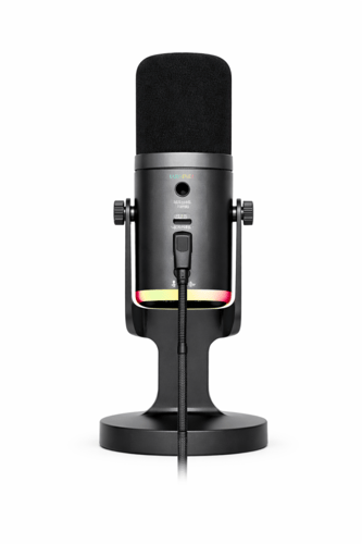مايك USB احترافي بإضاءة RGB