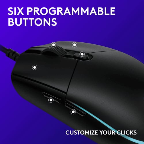 ماوس قيمنق للالعاب من لوجيتيك Logitech G203 Lights...