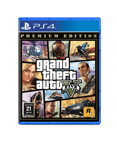 Grand Theft Auto game in PlayStation 4 (Saudi Arabia version) - Grand Theft Auto V 5 GTA PS4