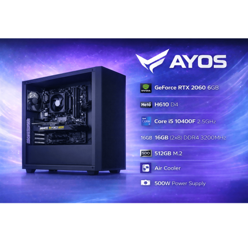 تجميعة قيمنق اقتصادية (مستخدم) بكرت 2060 6GB و معا...