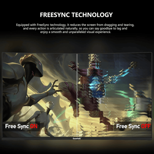 شاشة قيمنق (مستخدم) من جاوفولك Gawfolk 24Inch 180H...