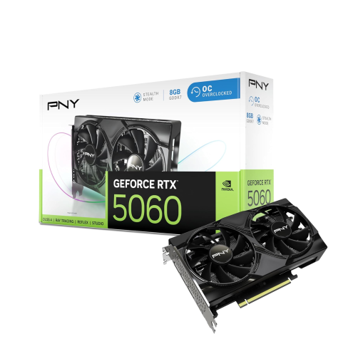 كرت شاشة PNY NVIDIA GeForce RTX™ 5060 8GB Dual Fan