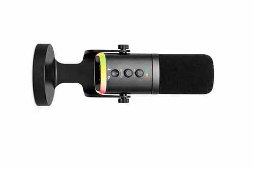 مايك USB احترافي بإضاءة RGB