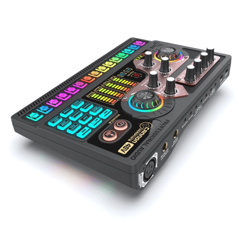 ميكروفون مكسير Cannon 48V Digital Mixer Sound Card