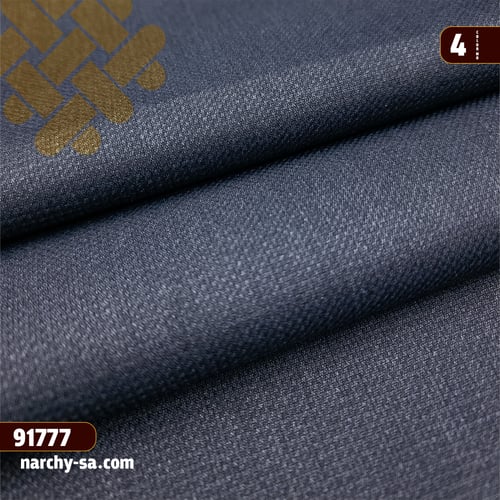 قماش منقش رصاصي مايل للازرق - نرشي