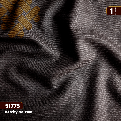 قماش مقلم مخفي تيتانيوم - نرشي