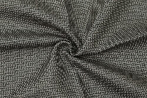 قماش شتوي صوف رصاصي مدرج بالزيتي - 13-6