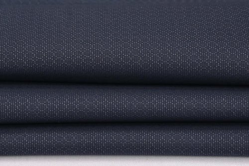 قماش شتوي خلية كحلي نقشة فضي - 25433-4