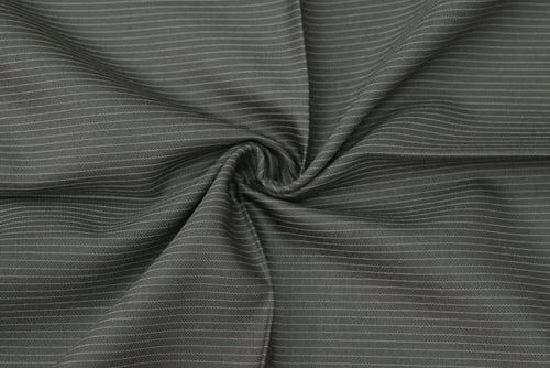 قماش شتوي اسود مقلم زيتي - 25273-5