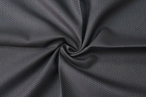 قماش شتوي كحلي بنقشة ازرق - 17-4