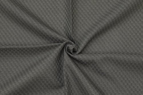 قماش شتوي ثري دي رصاصي خطوط رمادي - 25653-2