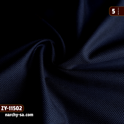 قماش شتوي منقط كحلي غامق - نرشي