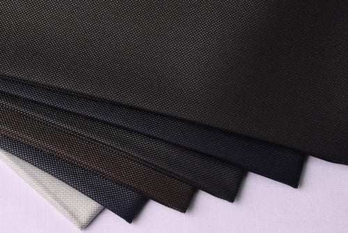 قماش شتوي زيتي منقط بني