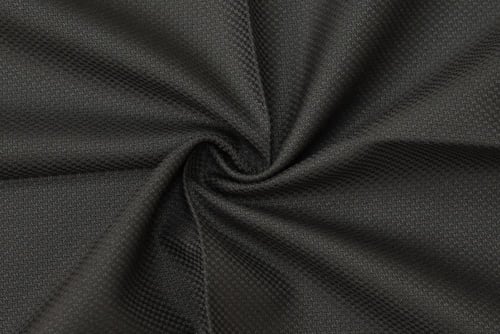 قماش شتوي منقط نقشة اسود - 15-6