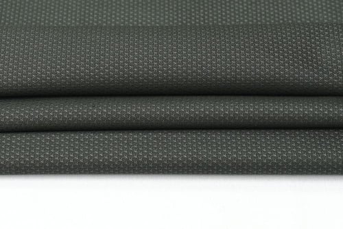 قماش شتوي زيتي منقط فضي - 17-5