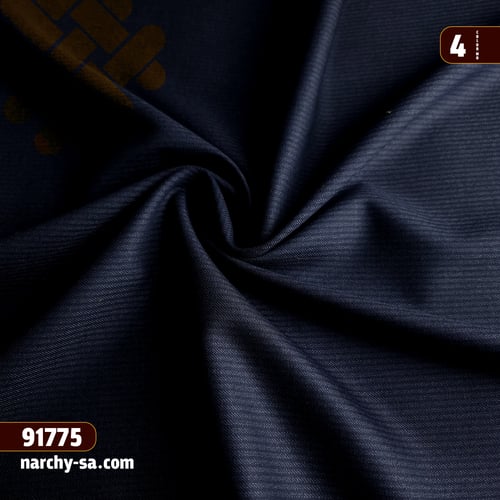 قماش مقلم مخفي كحلي غامق - نرشي