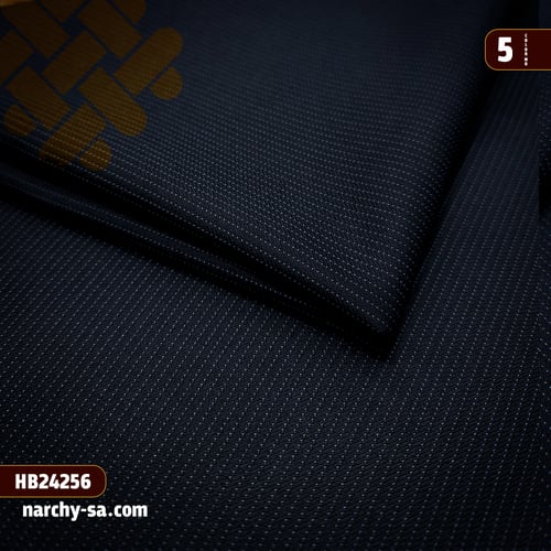 قماش مقلم شتوي كحلي دكن- نرشي