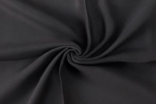 قماش شتوي اسود منقط لامع - 17-6