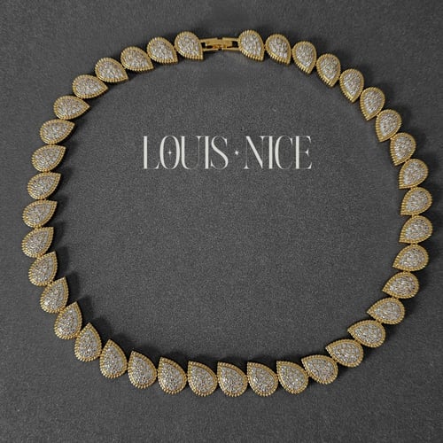 طقم زركون ذهبي