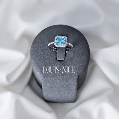 خاتم زركون متعدد الالوان