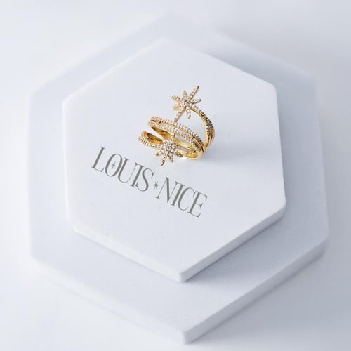 خاتم زركون فضي