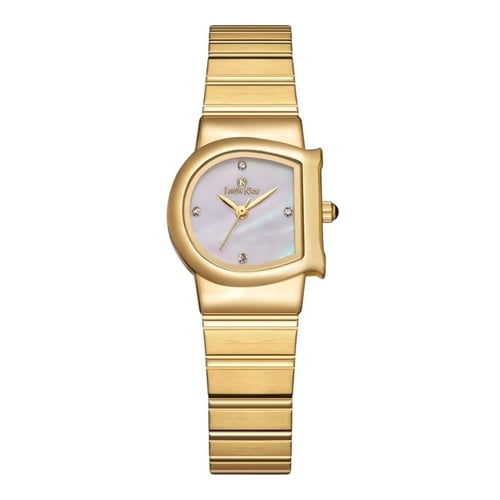 ساعة نسائية بمينا جذاب بفصوص لامعه