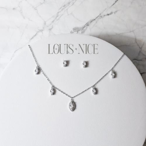 شوكر زركون مع الحلق