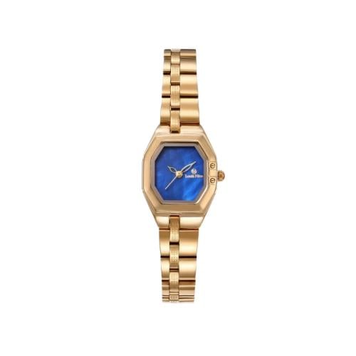 ساعة نسائية ناعمة باللون الذهبي