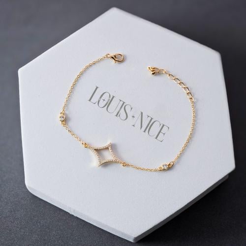 اسوارة زركون ذهبي