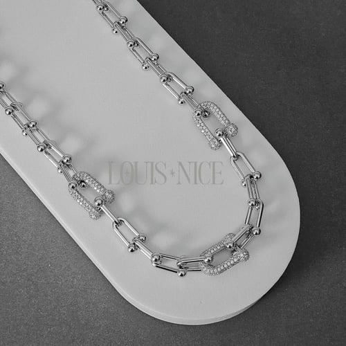 سلسال زركون فضي