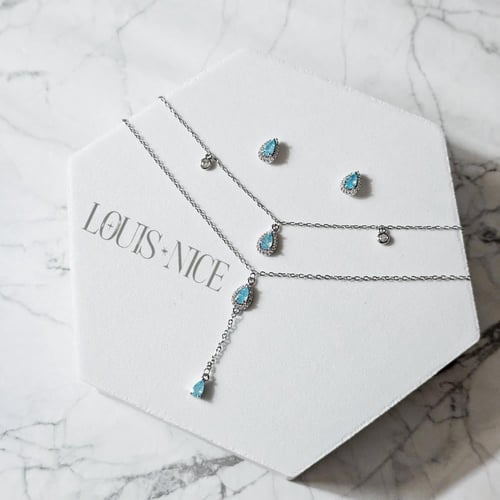 سلسال زركون مع الحلق