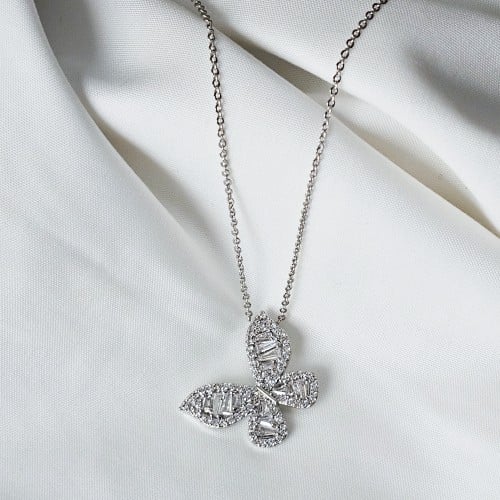 سلسال زركون فضي