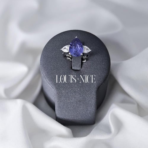 خاتم زركون متعدد الالوان