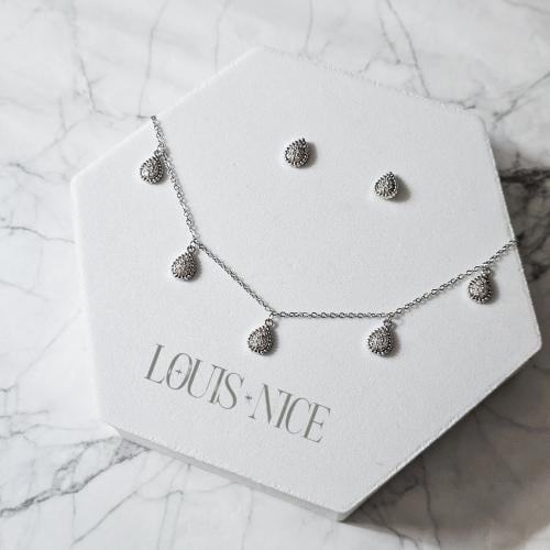 سلسال زركون مع الحلق