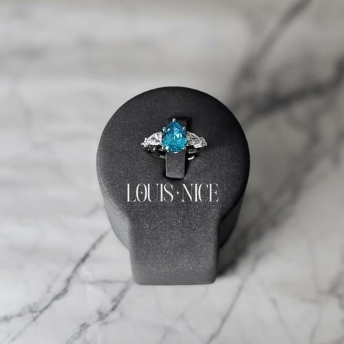 خاتم زركون متعدد الالوان