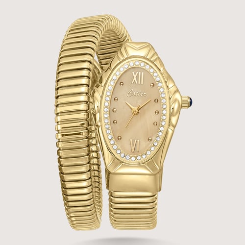 ساعة لونا بيرل الذهبيه