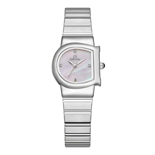 ساعة نسائية بمينا جذاب بفصوص لامعه