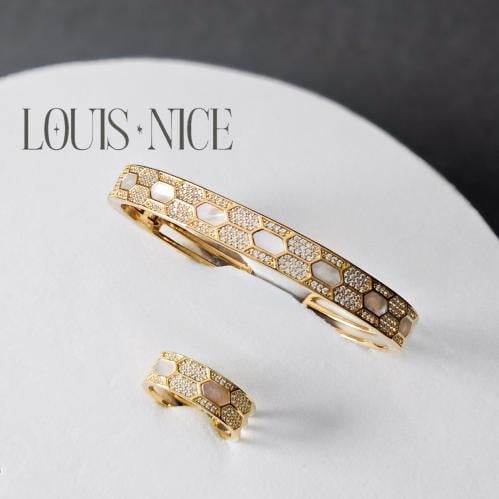 اسوارة مع خاتم زركون ذهبي